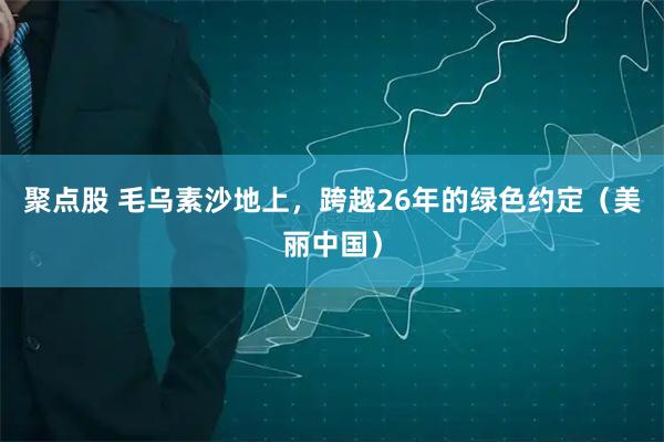 聚点股 毛乌素沙地上，跨越26年的绿色约定（美丽中国）